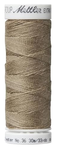 Mettler EXTRA STARK 36-30m 100% Polyester, Feinheit: ca. Nm 23/2 (dtex 438 * 2) Nadelstärke: Nm 90-120 (Dried Clay-0380) von Stofftreff Santi