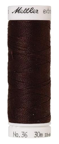 Mettler EXTRA STARK 36-30m 100% Polyester, Feinheit: ca. Nm 23/2 (dtex 438 * 2) Nadelstärke: Nm 90-120 (Mahogany-0793) von Stofftreff Santi