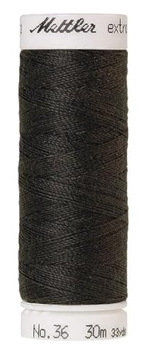 Mettler EXTRA STARK 36-30m 100% Polyester, Feinheit: ca. Nm 23/2 (dtex 438 * 2) Nadelstärke: Nm 90-120 (Mole Gray-0348) von Stofftreff Santi