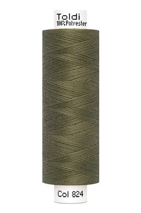 Stofftreff Santi Nähgarn TOLDI Nähgarn á 500m - Army, Polyester, Universalnähgarn No.120 von Stofftreff Santi