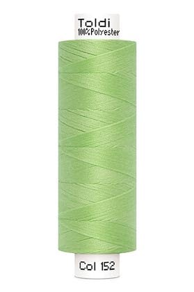 Stofftreff Santi Nähgarn TOLDI Nähgarn á 500m - Hellgrün, Polyester, Universalnähgarn No.120 von Stofftreff Santi