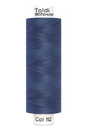 Nähgarn TOLDI Nähgarn á 500m - Allesnäher Garn No.120 Hochwertiges Universalnähgarn (1, Jeans) von Stofftreff Santi