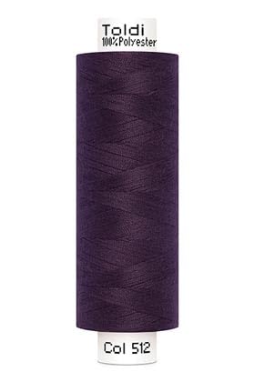 Stofftreff Santi Nähgarn TOLDI Nähgarn á 500m - Allesnäher Garn No.120 Hochwertiges Universalnähgarn (1, Lilac) von Stofftreff Santi