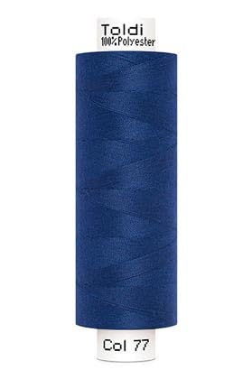 Stofftreff Santi Nähgarn TOLDI Nähgarn á 500m - Royalblau, Polyester, Garn, Yarn, Haushalts- und Overlocknähmaschinen, Gütermann von Stofftreff Santi