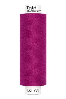 Nähgarn TOLDI Nähgarn á 500m - Allesnäher Garn No.120 Hochwertiges Universalnähgarn (10, Pink) von Stofftreff Santi