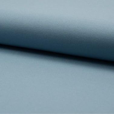 Punta di Roma Heavy Nylon ROMAN - 50cm - Breite 148cm dehnbarer Hosenstoff Bekleidungsstoff Mitelalterstoff Meterware (Rauchblau) von Stofftreff Santi