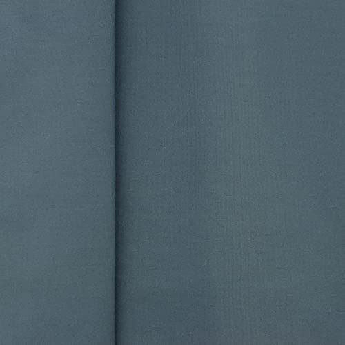 Weicher Popeline Baumwollstoff-"POPPY"-Segel-, Fahnentuch, Baumwollstoff, Nähen, Kleider- und Patchworkstoff ca. 150 cm breit- ca. 135 g/QM - 50 cm Schritte- Meterware (Dunkel Jeans-181640) von Stofftreff Santi