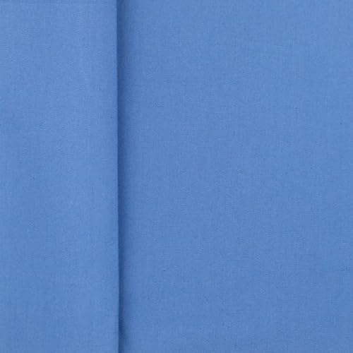 Weicher Popeline Baumwollstoff-"POPPY"-Segel-, Fahnentuch, Baumwollstoff, Nähen, Kleider- und Patchworkstoff ca. 150 cm breit- ca. 135 g/QM - 50 cm Schritte- Meterware (Jeans-64808) von Stofftreff Santi