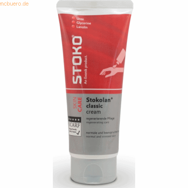 Stoko Hautpflegecreme Stokolan classic 100ml von Stoko