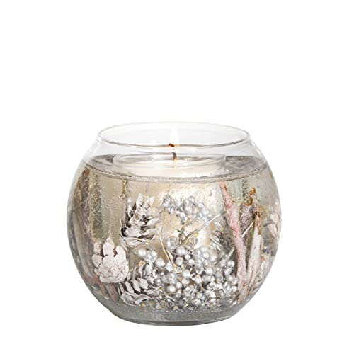 Stoneglow Candles Seasonal Collection Gel-Kerze, Duft: Weißer Kaschmir und Birne, in Fischschale von Stoneglow