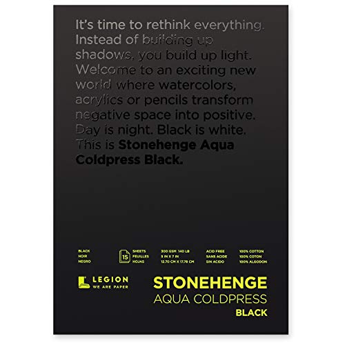 Stonehenge Aqua L21-SQC140BK57 5X7 BLACK 12,7 x 17,8 cm, Schwarz, Nr. 140, Papier, 5 x 7 Stonehenge Aqua L21-SQC140BK57 5X7 BLACK 12,7 x 17,8 cm, Schwarz, Nr. 140, Papier, 5 x 7 von Stonehenge Aqua