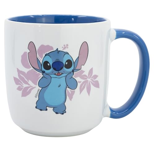 Lilo & Stitch Tasse Stitch pink Flowers 385 ml von Stor