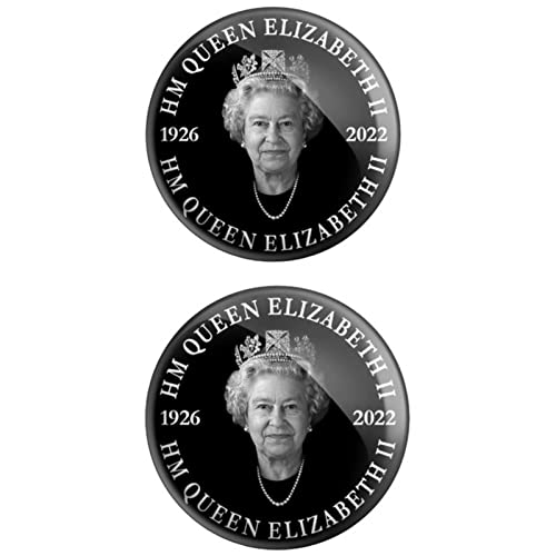 Queen Elizabeth II Pin-Abzeichen | 2022 Queen's Platinum Jubilee Merchandise Brosche | Königin gedenken personalisierte Abzeichen | Vintage Brosche Queen Memento Dekorationen für Parade Trauer Queen Elizabeth II Pin-Abzeichen | 2022 Queen's Platinum Jubilee Merchandise Brosche | Königin gedenken personalisierte Abzeichen | Vintage Brosche Queen Memento Dekorationen für Parade Trauer von Storaffy