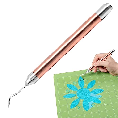 Stift Entgitterwerkzeug für Vinyl | LED Vinyl Weeding Tool Pin Stift | Multifunktions Vinyl Unkrautstift Werkzeug mit Lichtern | Langlebiger Bastelbedarf, Unkrautstift für DIY-Craft-Vinyl-Projekte von Storaffy