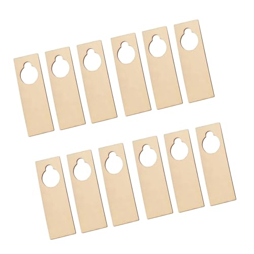 12pcs Unvollendete Holztürknaufkleiderbügel Für Handwerksprojekt Home Hotel Office Dekoration 3.54x9.45 Zoll Türknauf Schilder Malkleiderbügel 12pcs Unvollendete Holztürknaufkleiderbügel Für Handwerksprojekt Home Hotel Office Dekoration 3.54x9.45 Zoll Türknauf Schilder Malkleiderbügel von Storage Bag