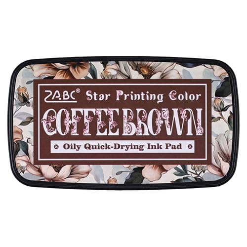 1pc Vintage Color Oil Based Inks Pad Für Künstler Handgefertigte Enthusiasten Schnell Trocknen Wasserdichtes Briefmarkenpolster Bastelfleischstempel Stempel von Storage Bag