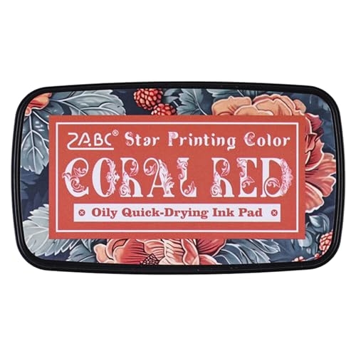 1pc Vintage Color Oil Based Inks Pad Für Künstler Handgefertigte Enthusiasten Schnell Trocknen Wasserdichtes Briefmarkenpolster Bastelfleischstempel Stempel von Storage Bag
