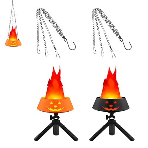 2 Pack Unerie Kürbisflammenlichter Mit Wiederaufladbarem Akku Flexible Installationsoption Perfekt Für Hausbühneereignisse Halloween Kürbisflammenlampe Wiederaufladbar 2 Pack Unerie Kürbisflammenlichter Mit Wiederaufladbarem Akku Flexible Installationsoption Perfekt Für Hausbühneereignisse Halloween Kürbisflammenlampe Wiederaufladbar von Storage Bag