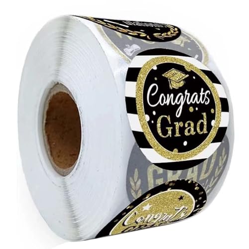 500 PCs Abschlusskappen Aufkleber Dekorative Aufkleber Graduierung Rundumlösungsdichtung Dekorationen von Storage Bag