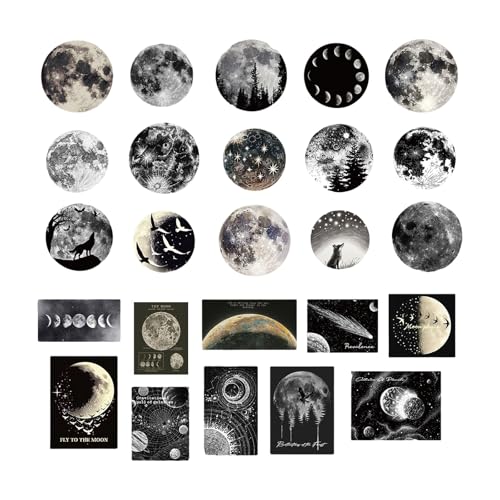 50pcs Ästhetischer Aufkleber Scrapbooking Decorative Sticker Für Wasserflasche Notebook Journal Telefon Laptop Scrapbooking Kleber Dekorative von Storage Bag