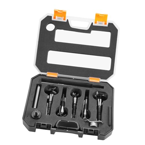 5pcs Holzbearbeitung Flacher Flügelbohrlochöffner Schneidwerkzeug Reisscharnierbohrbohrbit Bit Bit Mit Aufbewahrungskoffer 5pcs Holzbearbeitung Flacher Flügelbohrlochöffner Schneidwerkzeug Reisscharnierbohrbohrbit Bit Bit Mit Aufbewahrungskoffer von Storage Bag