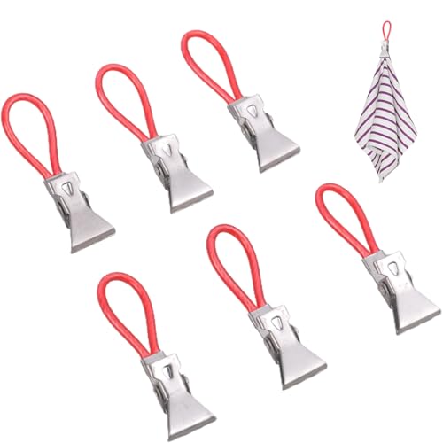 6pcs Heavy Duty Metal Steel Beach Handtuchclip Für Außenpoolbadetücher Rostbrichte Teashalter Klemmen Kleine Tees Hängende Clips 6pcs Heavy Duty Metal Steel Beach Handtuchclip Für Außenpoolbadetücher Rostbrichte Teashalter Klemmen Kleine Tees Hängende Clips von Storage Bag