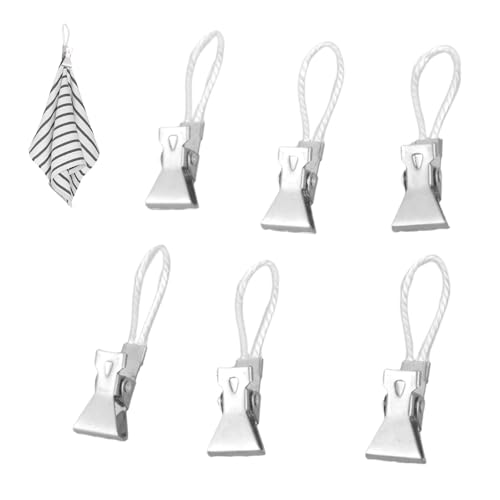 6pcs Heavy Duty Metal Steel Beach Handtuchclip Für Außenpoolbadetücher Rostbrichte Teashalter Klemmen Kleine Tees Hängende Clips 6pcs Heavy Duty Metal Steel Beach Handtuchclip Für Außenpoolbadetücher Rostbrichte Teashalter Klemmen Kleine Tees Hängende Clips von Storage Bag