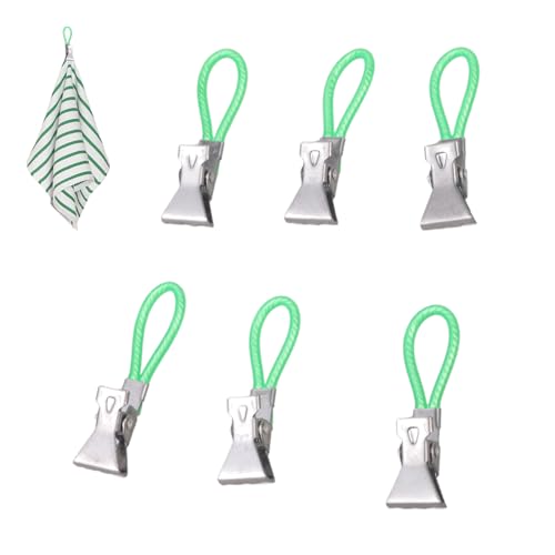 6pcs Heavy Duty Metal Steel Beach Handtuchclip Für Außenpoolbadetücher Rostbrichte Teashalter Klemmen Kleine Tees Hängende Clips 6pcs Heavy Duty Metal Steel Beach Handtuchclip Für Außenpoolbadetücher Rostbrichte Teashalter Klemmen Kleine Tees Hängende Clips von Storage Bag