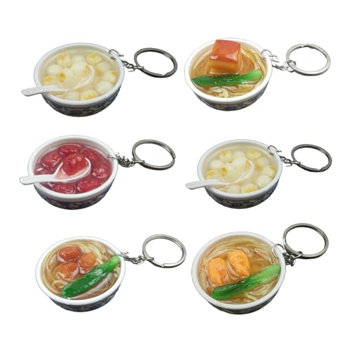6pcs Kleine Spielzeugfutter Schlüsselbund Simulation Food Keychain Kreative Köstliche Keyring Küchendekoration Accessoires Set Realistisch 6pcs Kleine Spielzeugfutter Schlüsselbund Simulation Food Keychain Kreative Köstliche Keyring Küchendekoration Accessoires Set Realistisch von Storage Bag