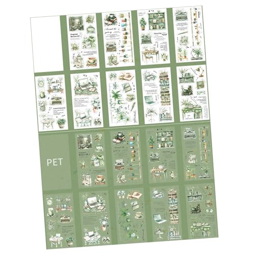 Ästhetischer Aufkleber Klarer Haustier Szenen Aufkleber Scrapbooking Papier Für Journal Notebook Album Phone Case Gitarrenlaptop Scrapbook von Storage Bag