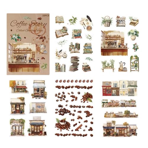 Cartoon Aufkleber Buch Kleber Aufkleber Dekorative Buch Für Kunsthandwerksgrußkarte Scrapbooking Dekoration Cartoon Dekorative von Storage Bag