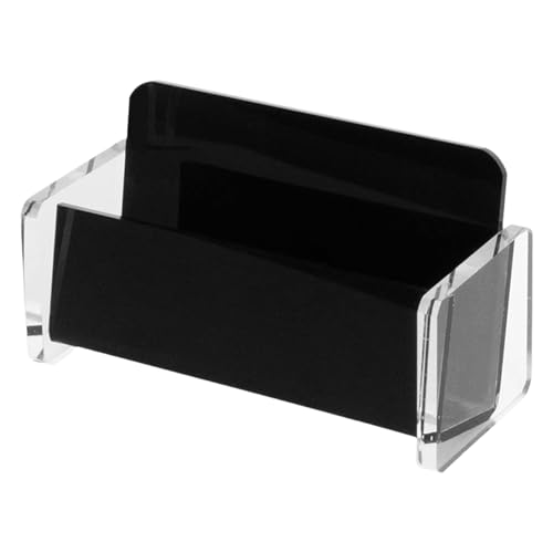 Clear Acryl Visitenkartenständer Visitenkarteninhaber Desk Organisatoren Name Display Ständer Für Büro Handelsshow Display von Storage Bag