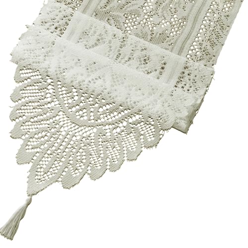 Elegante Tischdecke Spitzen Tisch Läufer Qualling Design Für Hochzeitpartys Und Home Dekorationstafel Einfach Zu Reinigen Tischdecke von Storage Bag