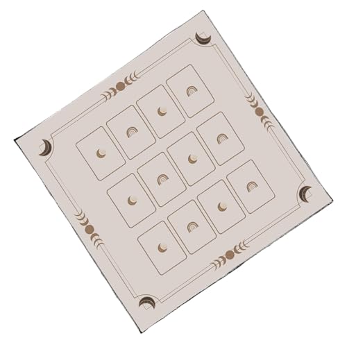Elegante Velvets Tischdeckel Portables Wahrsagerungsmatten Mit Mystischen Kunstwerken Für Spirituelle Meditationen Und Häuserdekoration Durabilität Tarots Tuch von Storage Bag
