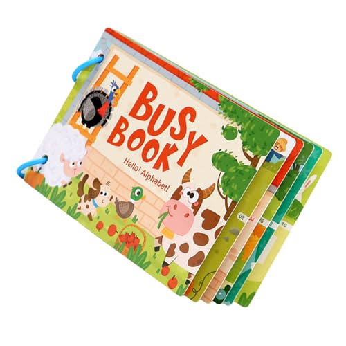 Farm Themed Quiet Sticker Book Für Kinder Vorschulalter Ermutigt Lernen Von Brief Und Tieren Anerkennungstätigkeit Für Kinder. Farm Themed Quiet Sticker Book Für Kinder Vorschulalter Ermutigt Lernen Von Brief Und Tieren Anerkennungstätigkeit Für Kinder. von Storage Bag