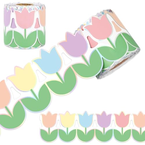 Flower Bulletin Board Border Bordered Border Sticker Bulletin Trimmer Poster Board Decors Decors Decorative Sticker Roll Flower Bulletin Board Border Bordered Border Sticker Bulletin Trimmer Poster Board Decors Decors Decorative Sticker Roll von Storage Bag
