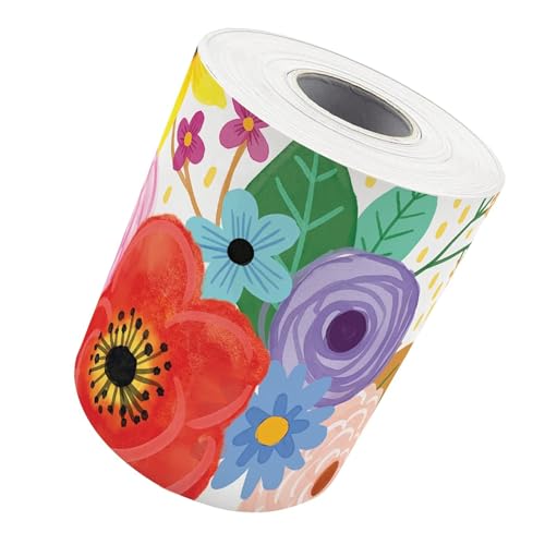 Flower Bulletin Board Border Bordered Border Sticker Bulletin Trimmer Poster Board Decors Decors Decorative Sticker Roll Flower Bulletin Board Border Bordered Border Sticker Bulletin Trimmer Poster Board Decors Decors Decorative Sticker Roll von Storage Bag