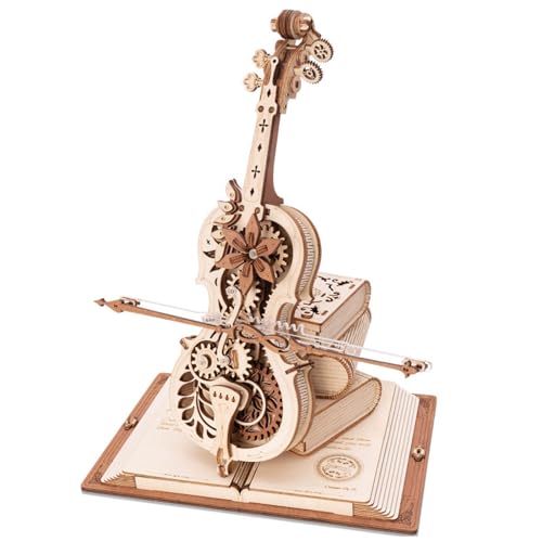 Gitarre Holz Puzzle Für Kinder Erwachsene Versammlung Kreatives Spielzeug Musical Geigens Capriccio Model Building Block Weihnachtsgeschenkbaubaustein Für Kinder von Storage Bag