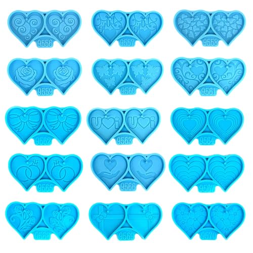 Handwerk Atemberaubende Ohrringe Machen Schimmel Schmetterling Herz Anhänger Silikonformen Handgefertigt von Storage Bag