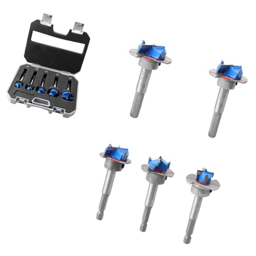 Hochleistungsstahl Bohrmaschine Bit Set Für Ein Makelloses Loch In Hartholz Und Weichholzmöbel Bastelwerkzeugschärfespitzen Tipps von Storage Bag