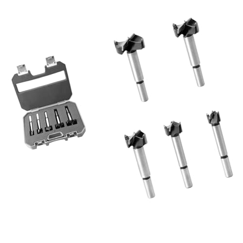 Hochleistungsstahl Bohrmaschine Bit Set Für Ein Makelloses Loch In Hartholz Und Weichholzmöbel Bastelwerkzeugschärfespitzen Tipps von Storage Bag