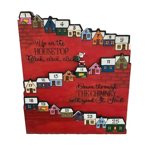 Holz Weihnachtskalender Weihnachtsfeier Ornamente Kinder Spielzeugschloss Santa Countdown Kalender 2023 Neujahr Holz Für Schreibtisch Holz Weihnachtskalender Weihnachtsfeier Ornamente Kinder Spielzeugschloss Santa Countdown Kalender 2023 Neujahr Holz Für Schreibtisch von Storage Bag