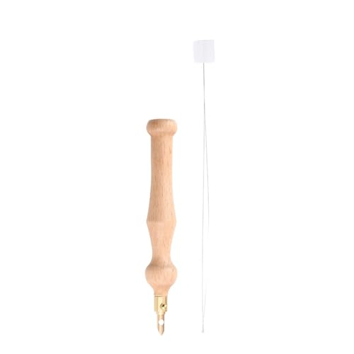 Holzgriff Stanznadel Stickstift Mit Nadel Threader Holzgriff Stickstift Für Projekt Leder Stanzzubehör Holzgriff Stanznadel Stickstift Mit Nadel Threader Holzgriff Stickstift Für Projekt Leder Stanzzubehör von Storage Bag