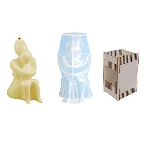 Innovativer Silikonform Für Familienkerzen Die Entzückende Aromatherapie Kerze Handwerksform Für Home Ornament Family Silicon Machen von Storage Bag