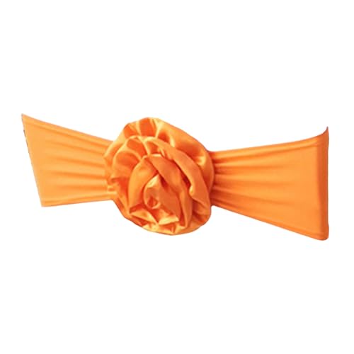 Kirchenhochzeitsstuhl Blumen Weißer Stuhl Romantics Bowknot Schärpe Sie Geeignet Für Verschiedene Größe Romantics Hochzeitsflügel von Storage Bag