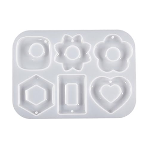 Kristallanhänger Ohrwäsche Form Ohrringe Formen Unregelmäßige Ohrringe Form Silikonschmuckform Kit Making Werkzeuge Tragen Resistente Werkzeuge von Storage Bag