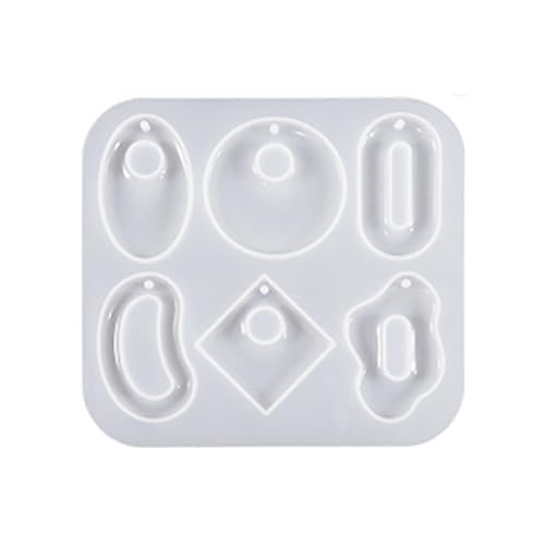 Kristallanhänger Ohrwäsche Form Ohrringe Formen Unregelmäßige Ohrringe Form Silikonschmuckform Kit Making Werkzeuge Tragen Resistente Werkzeuge von Storage Bag