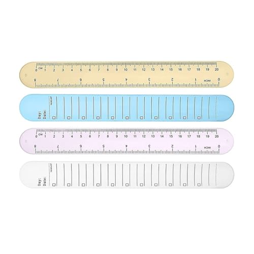 Mehrzweck 3-in-1-Memos Pad Slap Armbänder Lineal Reminders Armbänder Für Memos Notizen Oberste Prioritäten Pläne Home Message Board Armband von Storage Bag