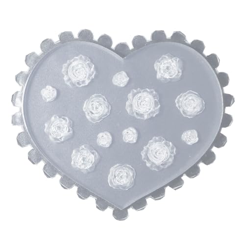 Nagelkunst Silikonform Blüten Nägel Die Schimmelpilze Geprägte Nagelschablonen Skulpturenform Dekorationen Für Manicuristen Anfängerfreundlich von Storage Bag