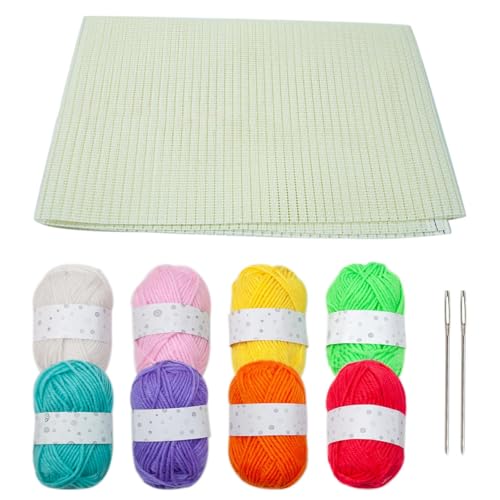 Needlework Leinenstoff Und Stickfadennadel Set Für Stickereien Nadelprojektkleidung Erstellen Polsterdekoration von Storage Bag